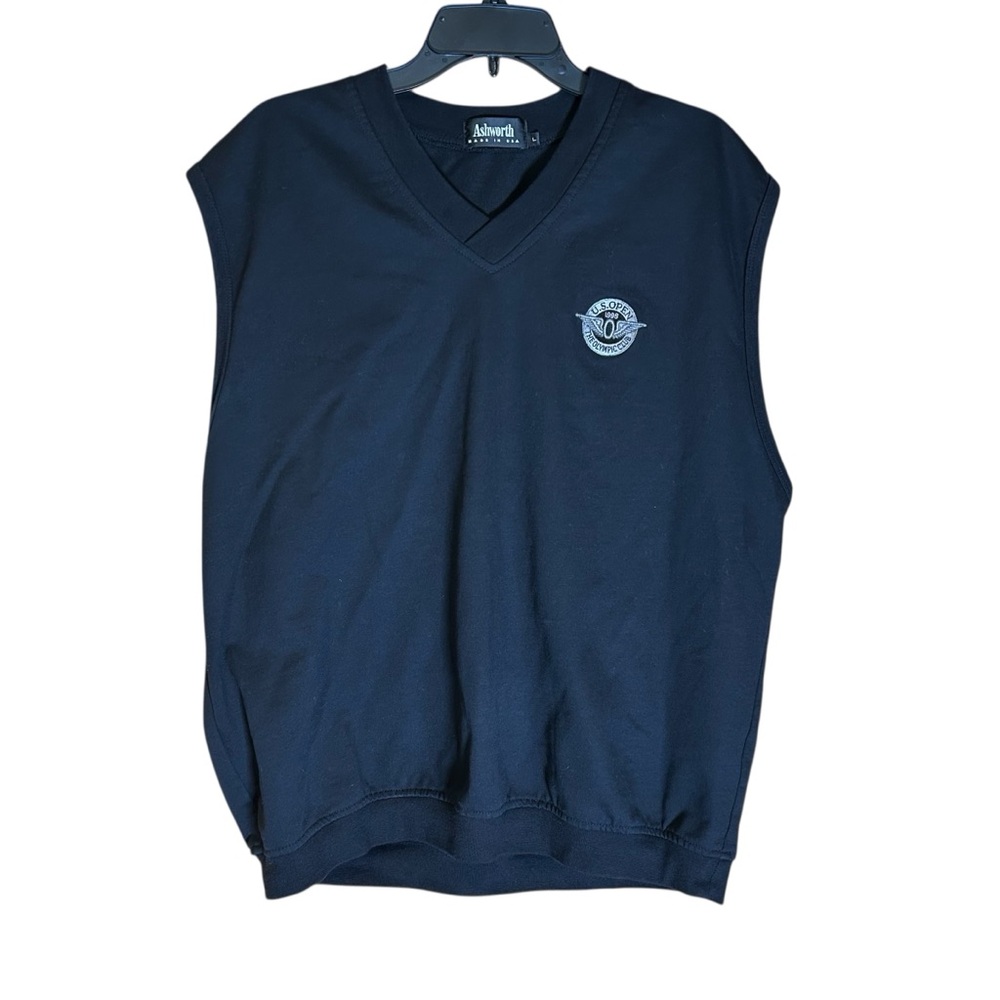 Ashworth Vintage Men’s US Open 1998 Olympic Club Golf‎ Vest Black Large USA Made